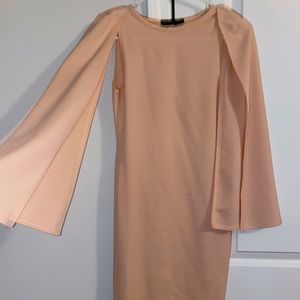 Cape Sleeve Dress